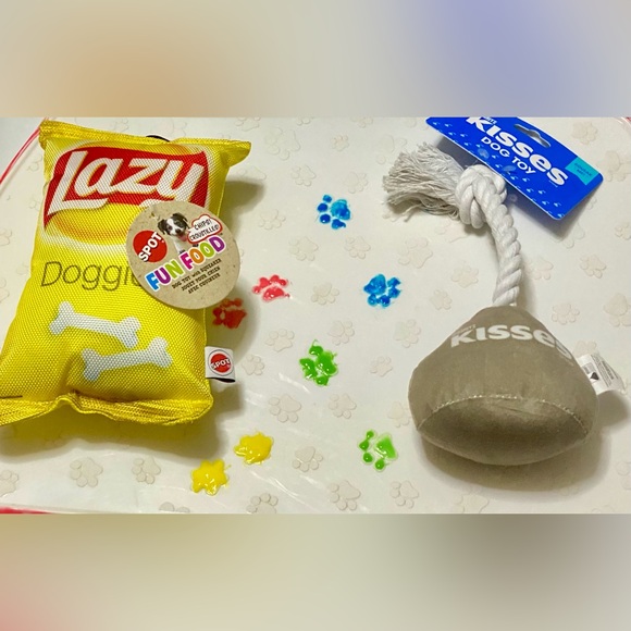 🐶🐾Spot Fun Food Lazy Doggie Chips Plush Dog Toy [Dog, Toys Other] 1 count🐾🐶 - Picture 5 of 10